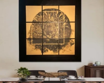 8. Ontdek de verborgen diepten van het luxe kunstwerk "There's More than Meets the Eye” : een exclusief kunstwerk dat de grenzen van perceptie verkent