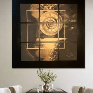 7. Verken de diepe symboliek van tijd in het luxe kunstwerk "Sign of Times” : een uniek kunstwerk over de complexiteit van tijd en toekomst