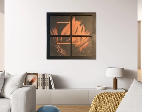 43. Ontdek het exclusieve kunstwerk “Daisy” : een tijdloze, natuurlijke schoonheid