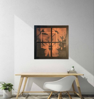 44. ONTDEK HET LUXE KUNSTWERK “DAISIES” : een tijdloze elegantie - Afbeelding 8
