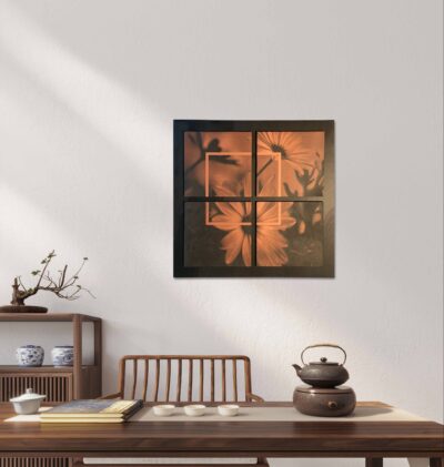 44. ONTDEK HET LUXE KUNSTWERK “DAISIES” : een tijdloze elegantie - Afbeelding 11