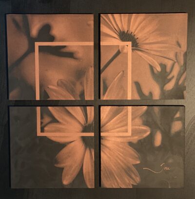 44. ONTDEK HET LUXE KUNSTWERK “DAISIES” : een tijdloze elegantie - Afbeelding 2