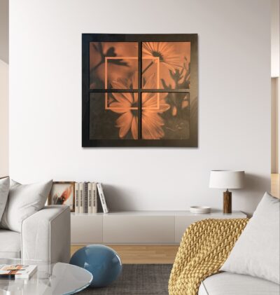 44. ONTDEK HET LUXE KUNSTWERK “DAISIES” : een tijdloze elegantie - Afbeelding 5
