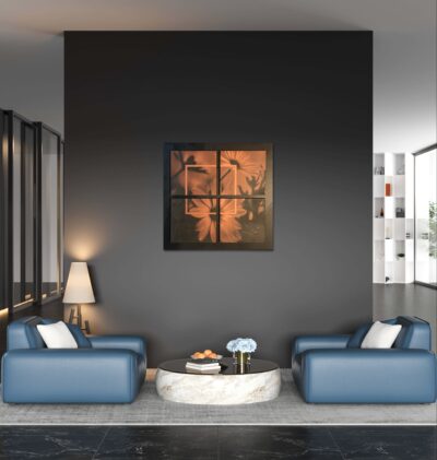 44. ONTDEK HET LUXE KUNSTWERK “DAISIES” : een tijdloze elegantie - Afbeelding 6
