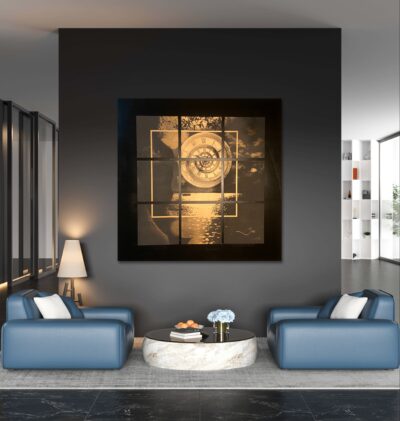 7. VERKEN DE DIEPE SYMBOLIEK VAN TIJD IN HET LUXE KUNSTWERK "SIGN OF TIMES” : een uniek kunstwerk over de complexiteit van tijd en toekomst - Afbeelding 8