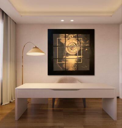 7. VERKEN DE DIEPE SYMBOLIEK VAN TIJD IN HET LUXE KUNSTWERK "SIGN OF TIMES” : een uniek kunstwerk over de complexiteit van tijd en toekomst - Afbeelding 7