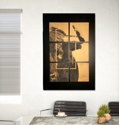 ONTKETEN DE ONVERZETTELIJKE KRACHT VAN HET EXCLUSIEVE KUNSTWERK "SPIRIT OF THE BULL” : een uniek kunstwerk met diepe symboliek en kracht - Afbeelding 11